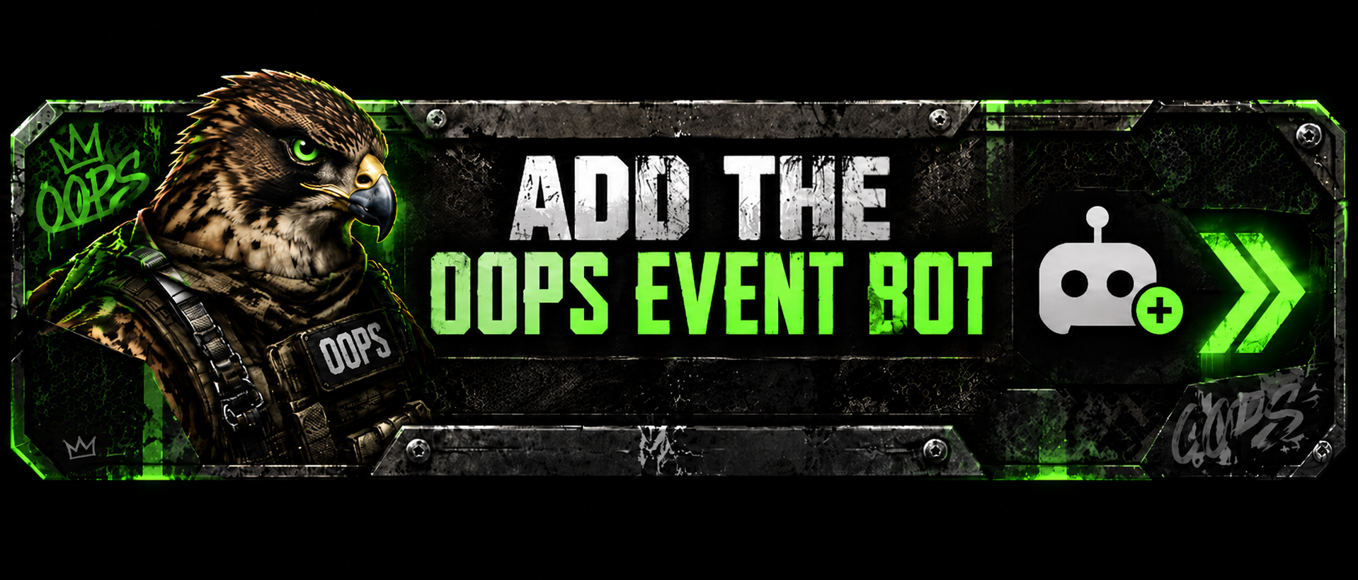 Add the OOPS Event Bot — Events, signups, your server
